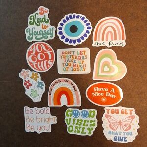 Boho stickers 12 ct.